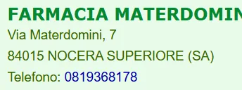 Farmacia Materdomini del Dott. Emilio Franco